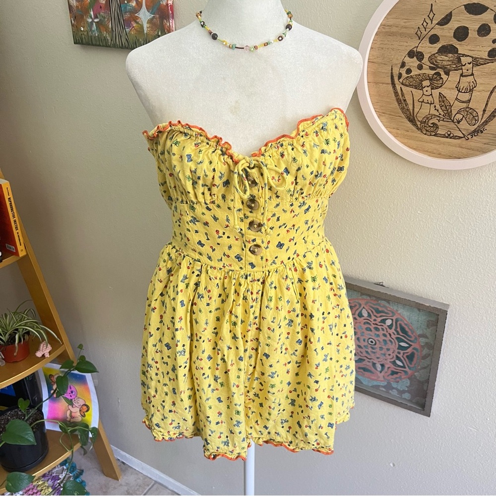 Ditsy Patterned Romper - image 2